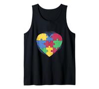 Autism Awareness Puzzle Teacher Women Kid Acceptance Autism Tank Top