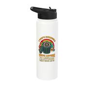 Autism Awareness Raccoon Dont Struggle Very Good Trash Panda Stainless Steel Insulated Water Bottle