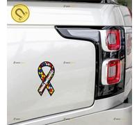 Autism Awareness Ribbon Jigsaw Magnet Magnetic Sticker Decal - 2 Pack Glossy 12.7cm