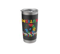 Autism Awareness Seeing The World Differently Neurodiversity Stainless Steel Insulated Tumbler
