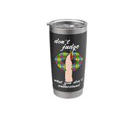 Autism Awareness Silence Dont Juidge Stainless Steel Insulated Tumbler