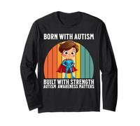 Autism Awareness Stuff Kids Autism Warrior Support Gifts Long Sleeve T-Shirt