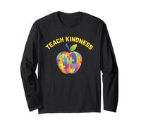 Autism Awareness Teacher Teach Kindness Long Sleeve T-Shirt