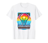 Autism Awareness Thinking Outside The Box Lightbulb Idea T-Shirt
