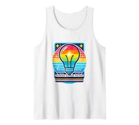Autism Awareness Thinking Outside The Box Lightbulb Idea Tank Top