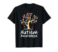 Autism Awareness Tree Autism Mom Dad Autistic Kids T-Shirt