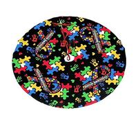 Autism Awareness Tree Skirt Christmas Tree Ornaments Tree Skirt for Christmas Decoration 30"