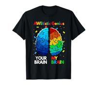 Autism Awareness Tshirt Gift: Awetistic Genius Tee Boys Teen T-Shirt