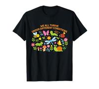 Autism Awareness We All Thrive Positive Neurodiversity T-Shirt