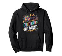 Autism Awareness Wired Differently Not Wrong Neurodivergent Pullover Hoodie