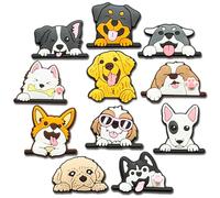 Autism Cat Dog Koala Kangaroo Fire Fighting Flowers Vintage Aesthetic Math Shoe Charms Fit for Croc Clog Sandals Decoration, Dog, S