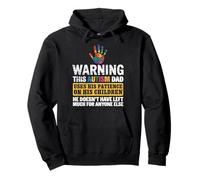 Autism Dad Autistic Children Humor Autism Awareness Pullover Hoodie
