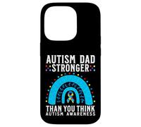 Autism Dad Stronger Than You Think Autism Awareness Gifts Case for iPhone 14 Pro