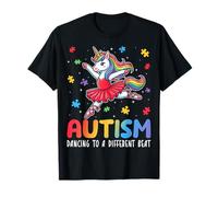 Autism Dancing to A Different Beat Unicorn Inclusive T-Shirt