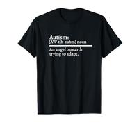 Autism Definition Angel on Earth Acceptance Awareness Gift T-Shirt
