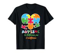 Autism Difference Not Indifference Autism Awareness T-Shirt