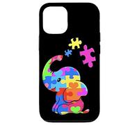 Autism Elephant Gift Autism Awareness Autistic Black Case for iPhone 12/12 Pro