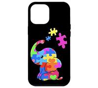 Autism Elephant Gift Autism Awareness Autistic Black Case for iPhone 12 Pro Max