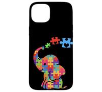 Autism Elephant Gift Autism Awareness Autistic Black Case for iPhone 15 Plus
