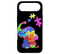 Autism Elephant Gift Autism Awareness Autistic Black Case for iPhone Air