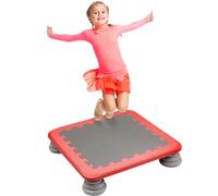 Autism-Friendly Sensory Trampoline for Kids - Indoor/Outdoor Mini Trampoline with Non-Slip Grip & Padding, Sensory Training Equipment Gifts for Toddlers, Boys & Girls, Holds up to 75KG