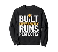Autism Funny Built Differently Runs Perfectly Autistic Sweatshirt