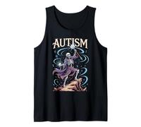 Autism Funny Skeleton Autistic Awareness Pride Meme Men Tank Top