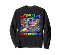 Autism is My Super Power Astronaut Space Women Kids Boys Sweatshirt