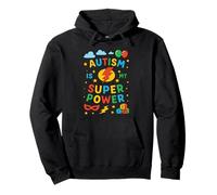 Autism is My Super Power Awesome Awareness Autistic Month Pullover Hoodie