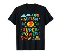 Autism is My Super Power Awesome Awareness Autistic Month T-Shirt