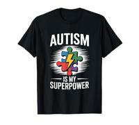 Autism is My Superpower - Autism Awareness Autistic Kids T-Shirt