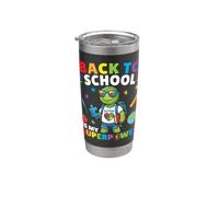 Autism is My Superpower Back to School Turtle Students Boys Stainless Steel Insulated Tumbler