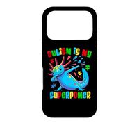 Autism Is My Superpower Dabbing Axolotl Autism Awareness Case for iPhone 17 Pro