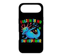 Autism Is My Superpower Dabbing Axolotl Autism Awareness Case for iPhone Air