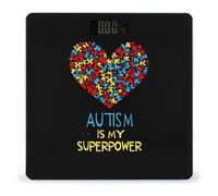 Autism Is My Superpower Digital Bathroom Weighing Scales for Body Weight LCD Display