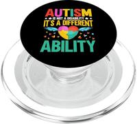 Autism is not a Disability its a different Ability Autism PopSockets PopGrip for MagSafe