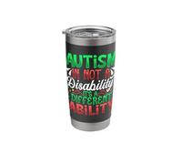 Autism is Not A Disability It's A Different Ability Stainless Steel Insulated Tumbler