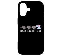 Autism It's Ok To Be Different Elephant Funny Being Unique Case for iPhone 17