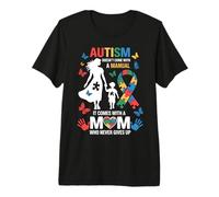Autism Mom Autistic Child Autism Awareness Premium T-Shirt