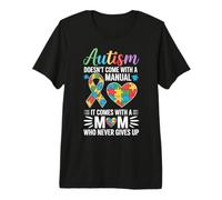 Autism Mom Autistic Child Mother Premium T-Shirt