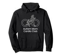 Autism Mom Cardio Club Women Autism Awareness Pullover Hoodie