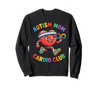 Autism Mom Cardio Club Women Autism Awareness Sweatshirt