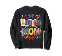 Autism Mom Cute Bow Sweatshirt