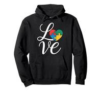 Autism Mom Dad Love Autistic Child Autism Awareness Pullover Hoodie