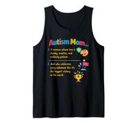 Autism Mom Definition Acceptance Family Support Awareness Tank Top