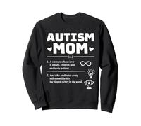 Autism Mom Definition Neurodiversity Support Love Awareness Sweatshirt
