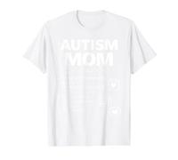 Autism Mom Definition Special Needs Parent Support Love Mama Value Graphic T-Shirt, Men, White, S