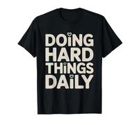 Autism Mom Doing Hard Things Every Day Strong Awareness T-Shirt