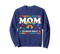 Autism Mom It Takes A Special Mom Autism Awareness Womens Sweatshirt