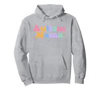 Autism Mom Mama Autism Awareness Mom Autistic Mom ASD Cute Pullover Hoodie, Adult Unisex, Heather Grey, Medium